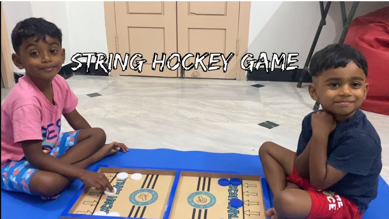 String Hockey Table Board Game | Let’s Play | Indoor games |