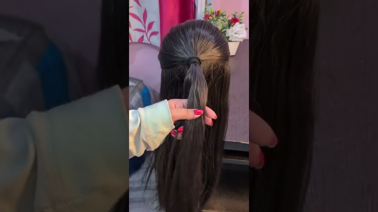 Half Bun(1 min hairstyle)||School & College Hairstyle||Sangsstyle