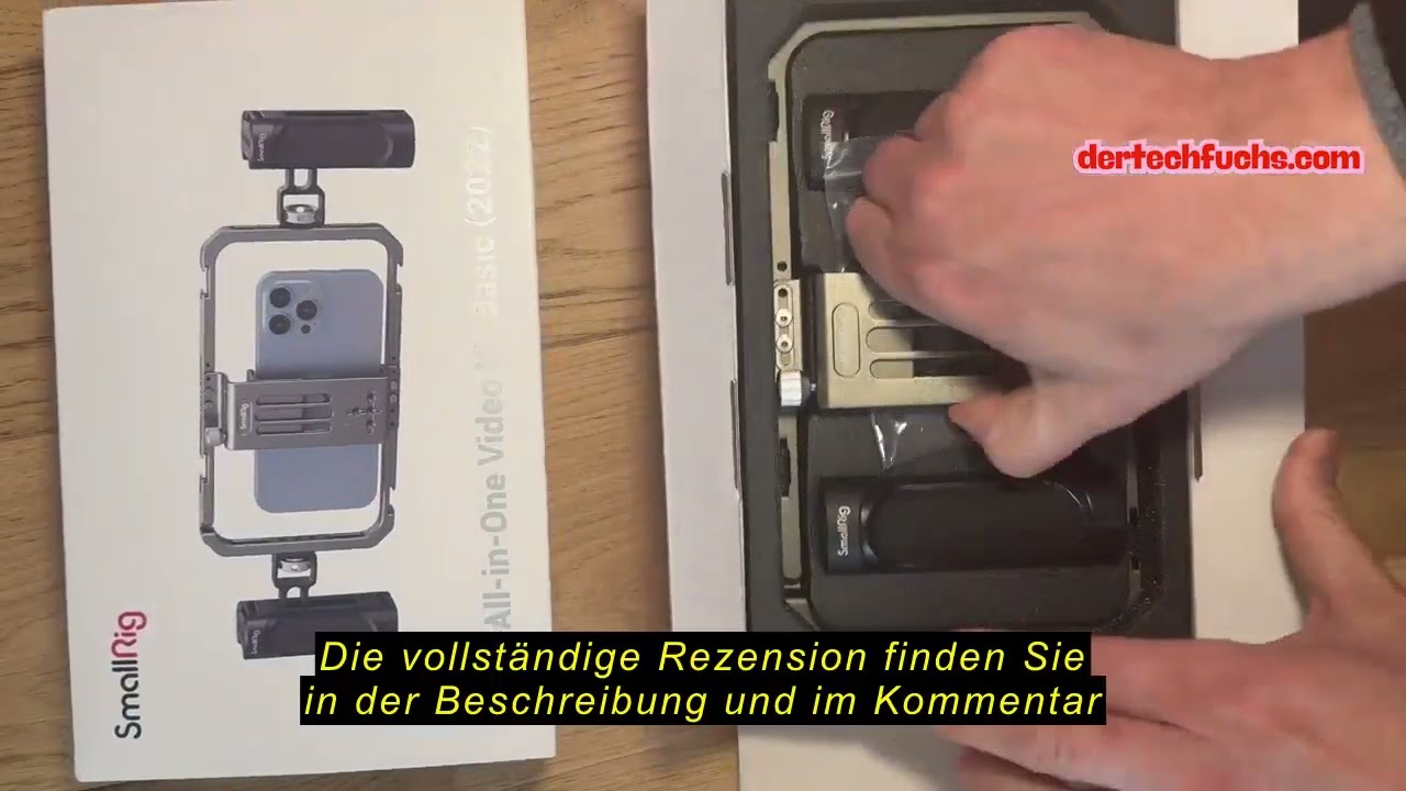 Produktbewertung SMALLRIG Smartphone Video Rig für iPhone 17/16/15/14/13 Serie für Samsung, Fotograf