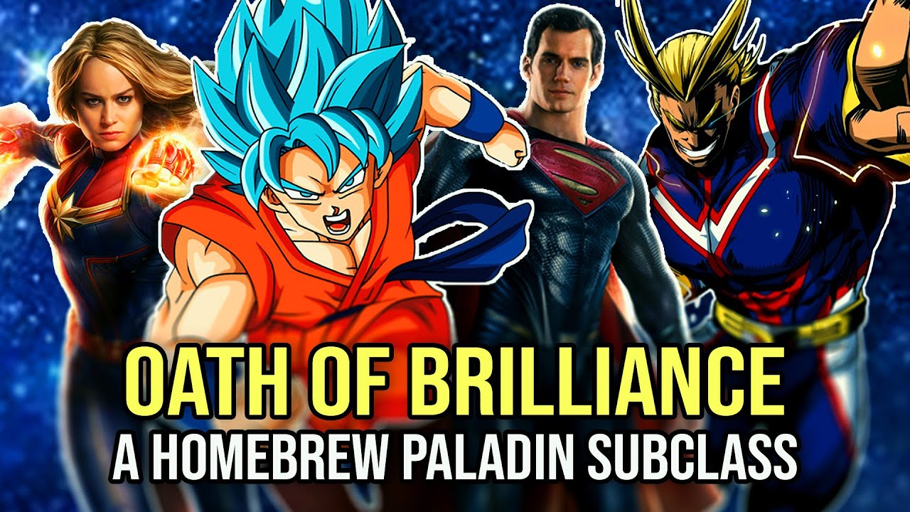 Unleash the Power of GOD and ANIME in Dungeons & Dragons - Unarmed Paladin Subclass for D&D 5e