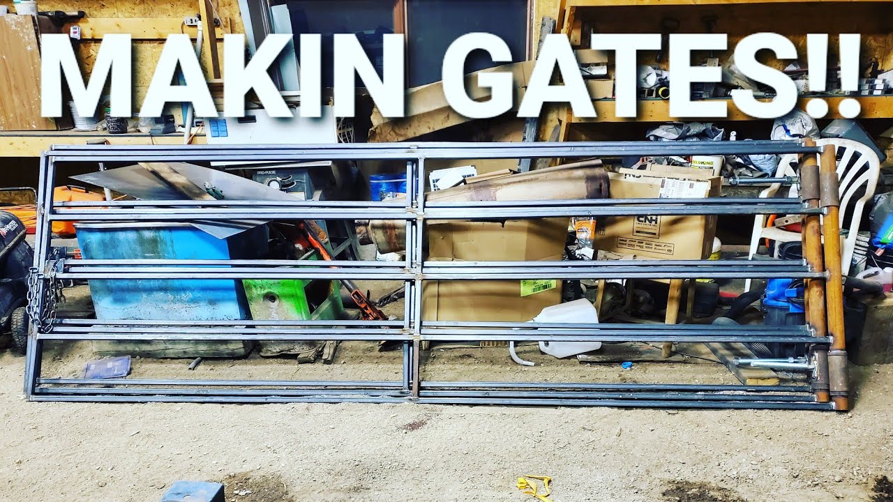 Episode 9. Feedlot build. Making Gates!!