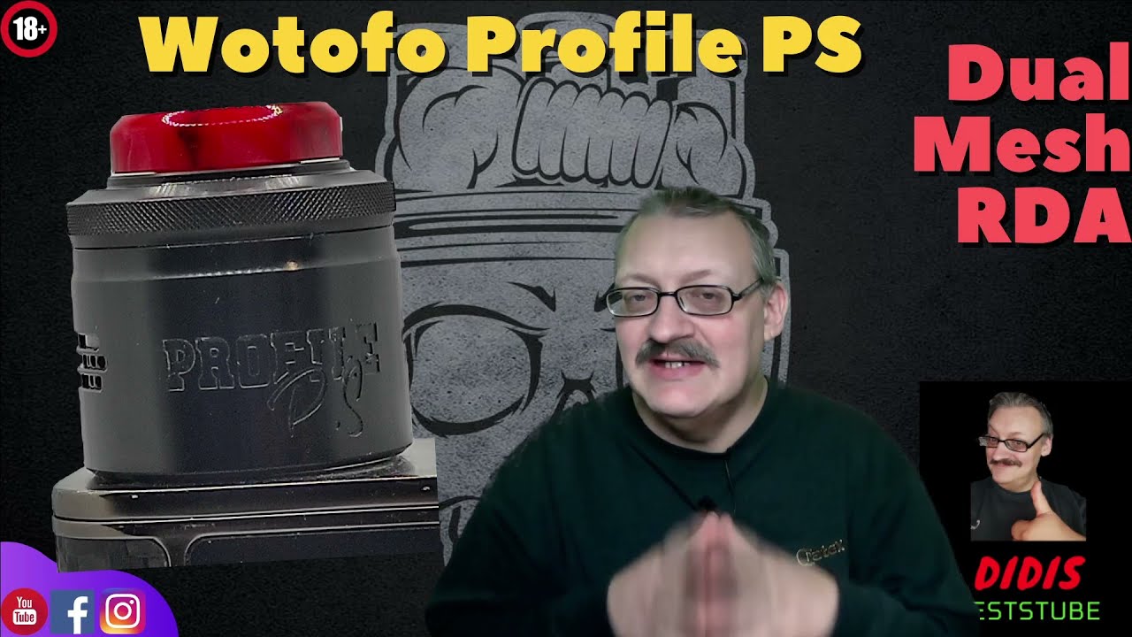 WoToFo Profile PS Dual Mesh Ein Tr&ouml;pfler mit einer Besonderheit. Unboxing, Wickeln, Test Deutsch