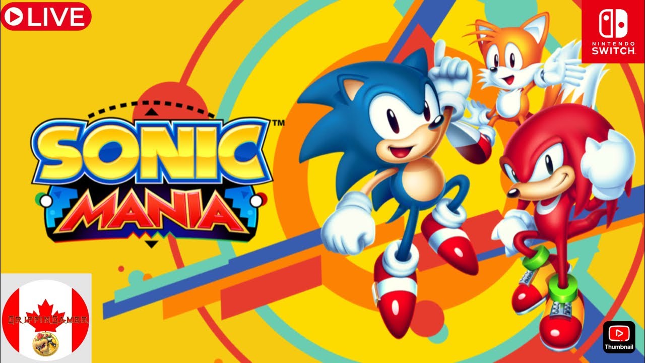 Sonic Mania (Nintendo Switch) Full Playthrough (No Chaos Emeralds) Sonic & Tails!
