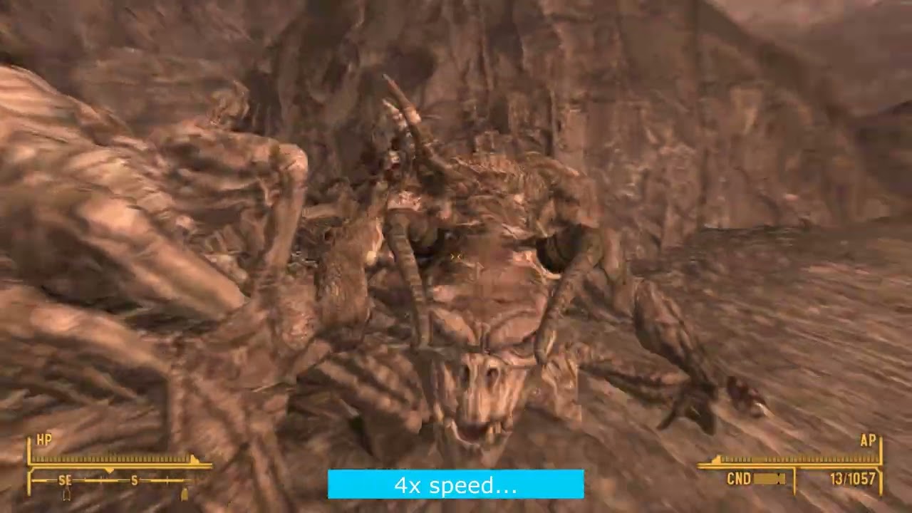 Remnants and T51-B Power Armor Location in Fallout New Vegas (Unmarked Deathclaw Location) #fallout