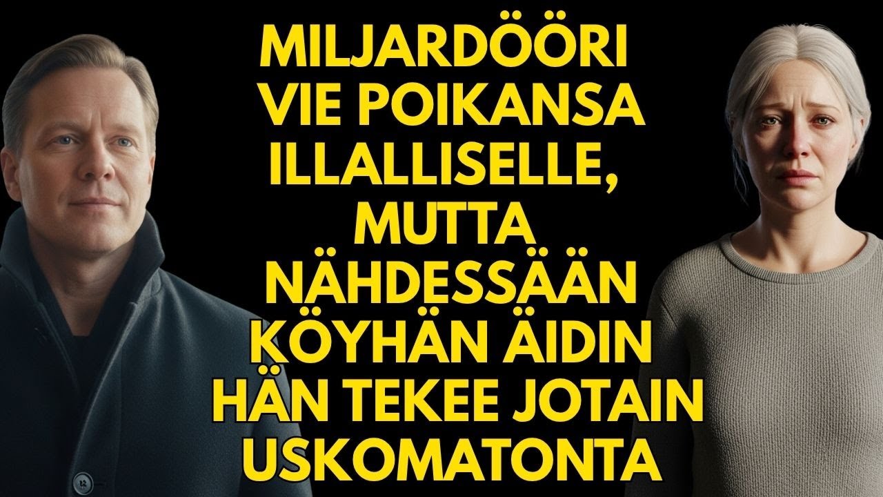 Miljardööri vie poikansa illalliselle, mutta nähdessään köyhän äidin hän tekee jotain uskomatonta