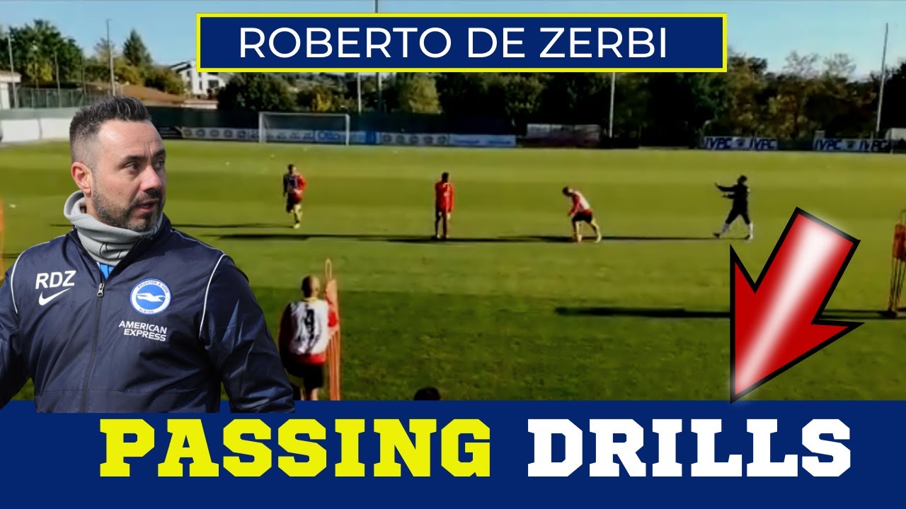 Passing Combination Drills / Roberto De Zerbi