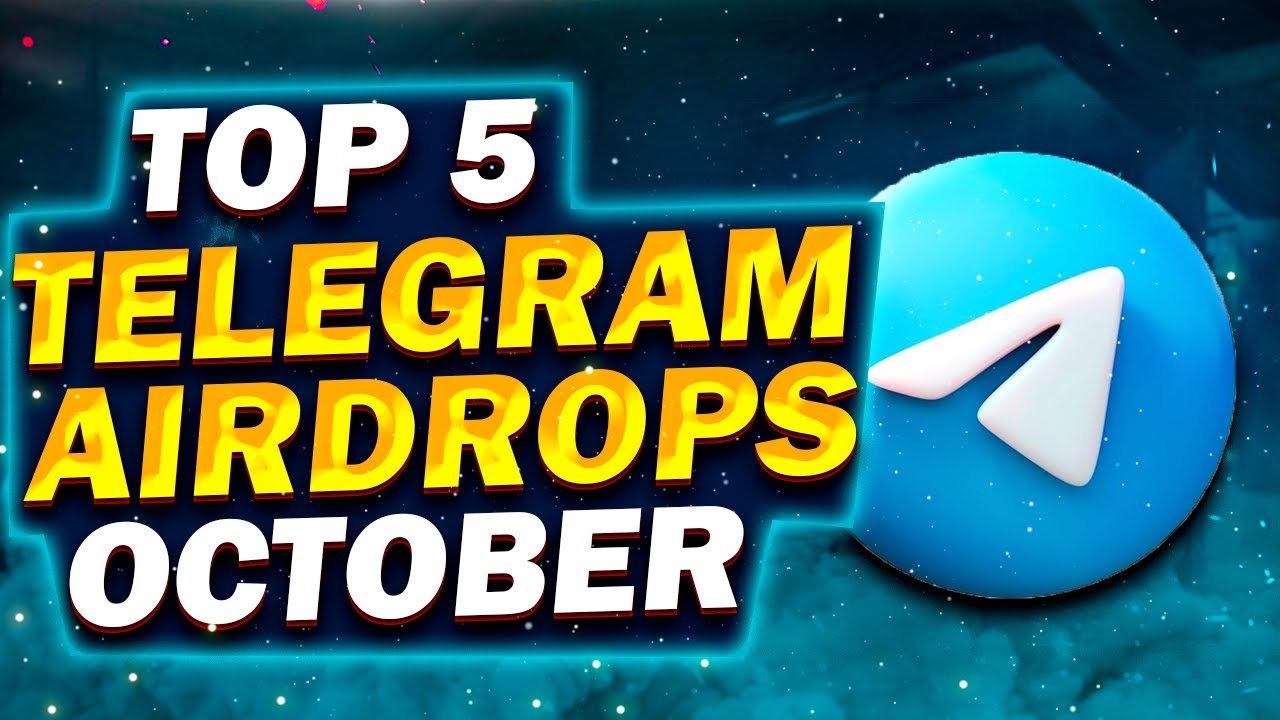 5 Telegram Airdrops in October 2024 #airdrop