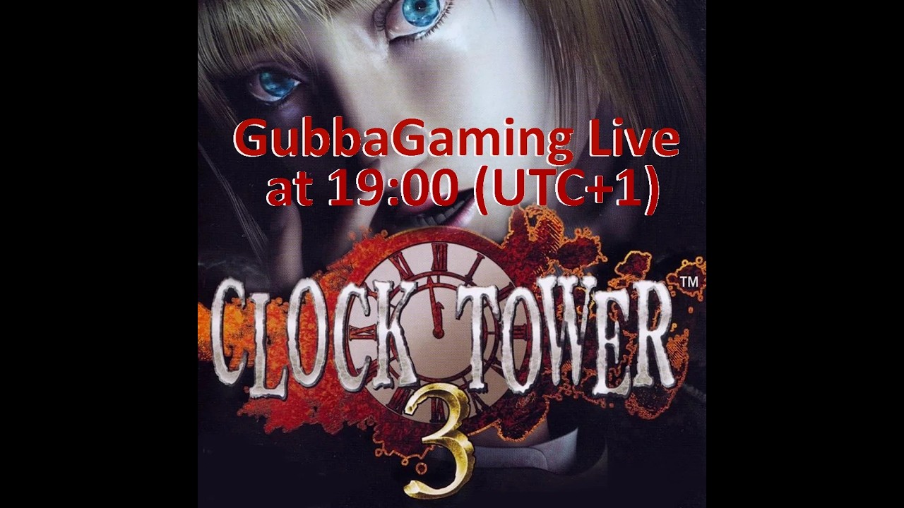 Clock Tower 3 - PS2 - GubbaGaming Live #clocktower #ps2 #horrorgames #retrogaming #playstation
