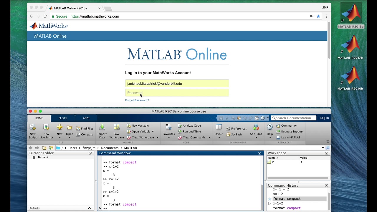 Lesson 1.3: The MATLAB Desktop