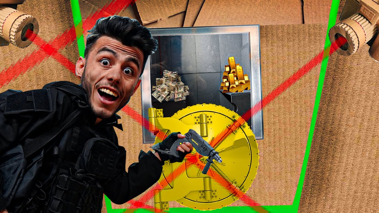 DEV KARTON BANKAYI SOYDUK !? ( BÜYÜK KAÇIŞ ) #HerşeyKarton