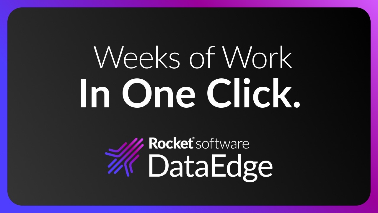 Rocket&reg; DataEdge&trade;: Replicate IBM&reg; Db2&reg; Mainframe Data to Snowflake in Minutes. No Code.
