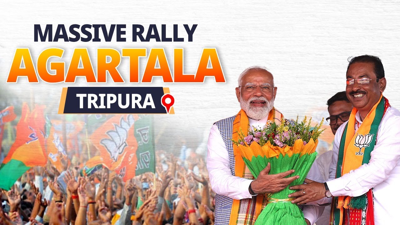 PM Modi Live | Public meeting in Agartala, Tripura | Lok Sabha Election 2024