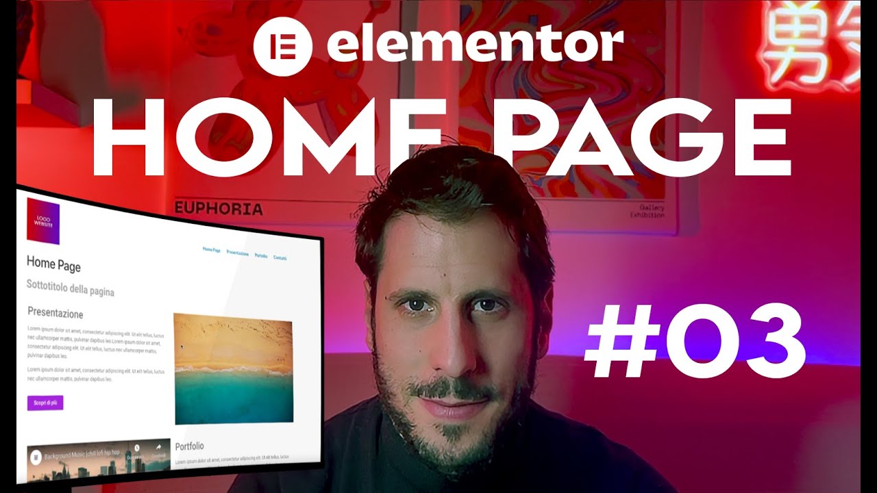 #03 Guida Elementor Page Builder - Come creare la HOME PAGE di un Sito - LEZIONE 3