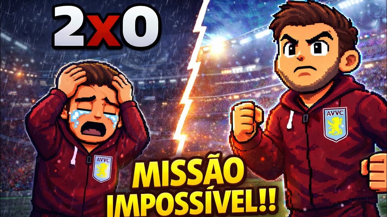 MISSÃO IMPOSSÍVEL NA SEMIFINAL! 2x0 FORA… DÁ PRA VIRAR? - MODO CARREIRA - ASTON VILLA 🔰 - WSC EP.13 