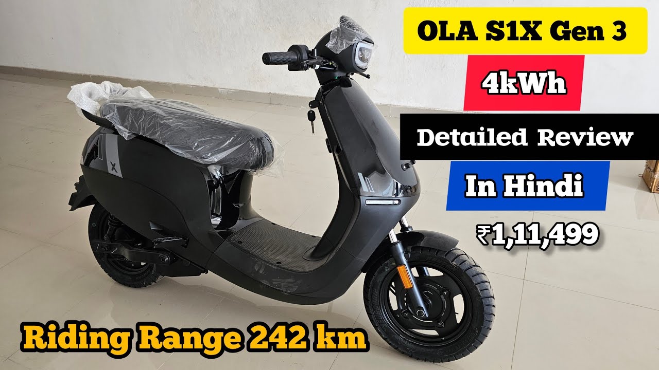 2025 New OLA S1X Gen 3 Full Review🥳| New Updates,Price & Range | ola s1x gen 3 4kwh