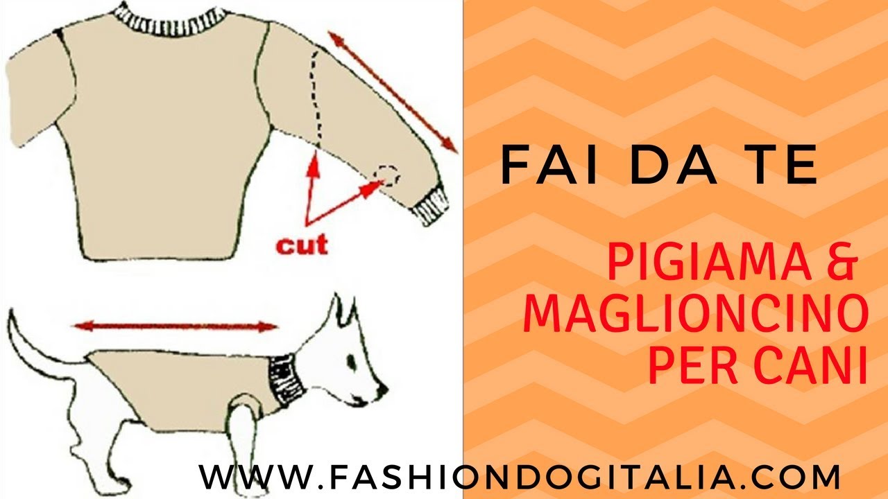 Pigiama & Maglioncino per cani fai da te