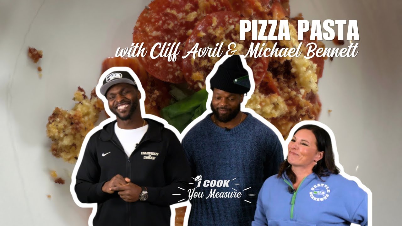 Pizza Pasta with Cliff Avril and Michael Bennett I I Cook, You Measure