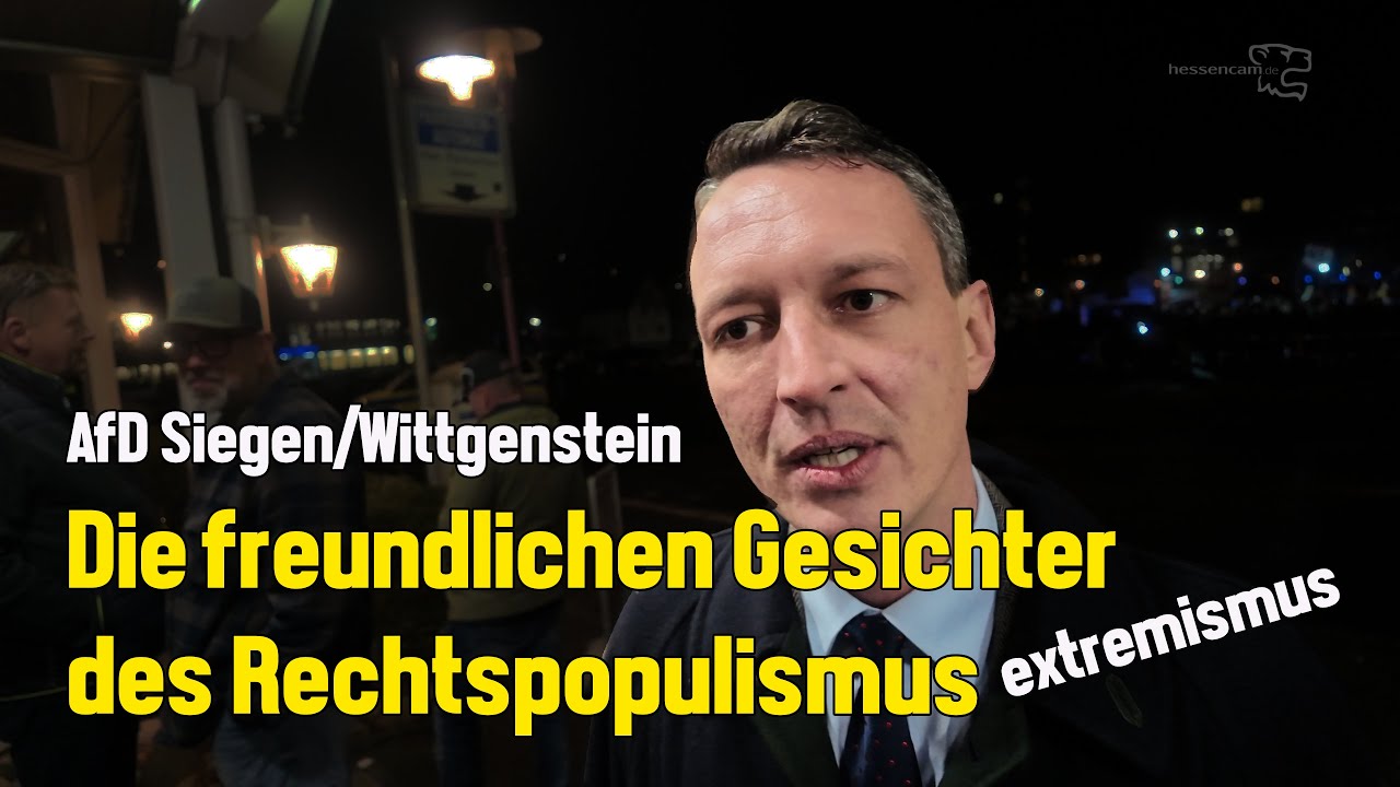 Je später der Abend desto rechtsextremer die Gäste - AfD in Siegen/Wittgenstein