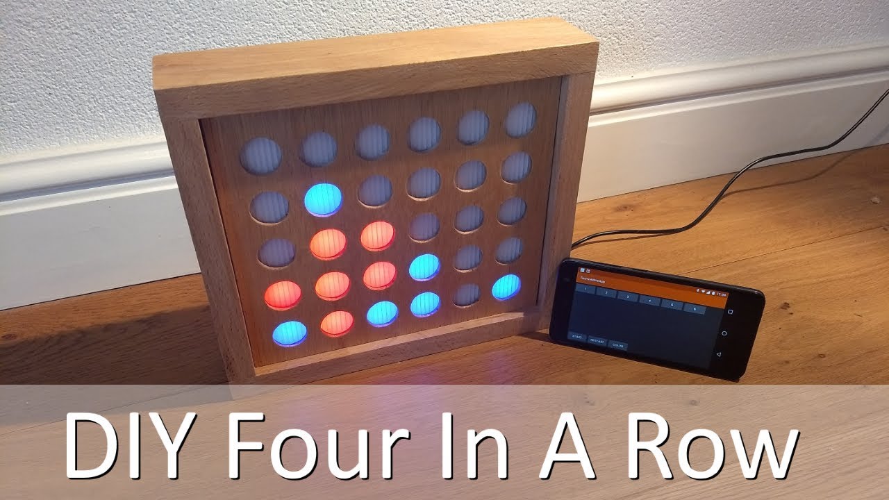 LED DIY Four In A Row game
