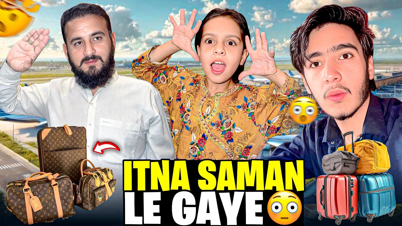 Mamun wapis gaon chalay gaye 😢 | Itna sara saman le gaye 😳 #zovlogy 