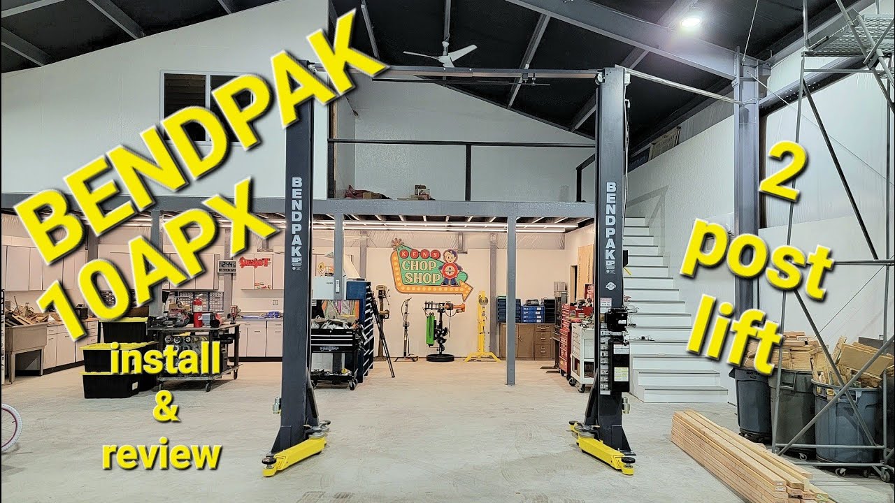 Bendpak 10APX 2 post lift install