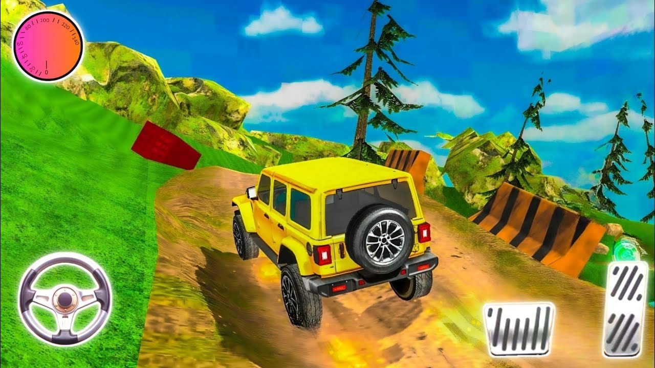 4×4 SUV Climbs Risky Offroad Hills  Real Mountain Driving Gameplay #2
