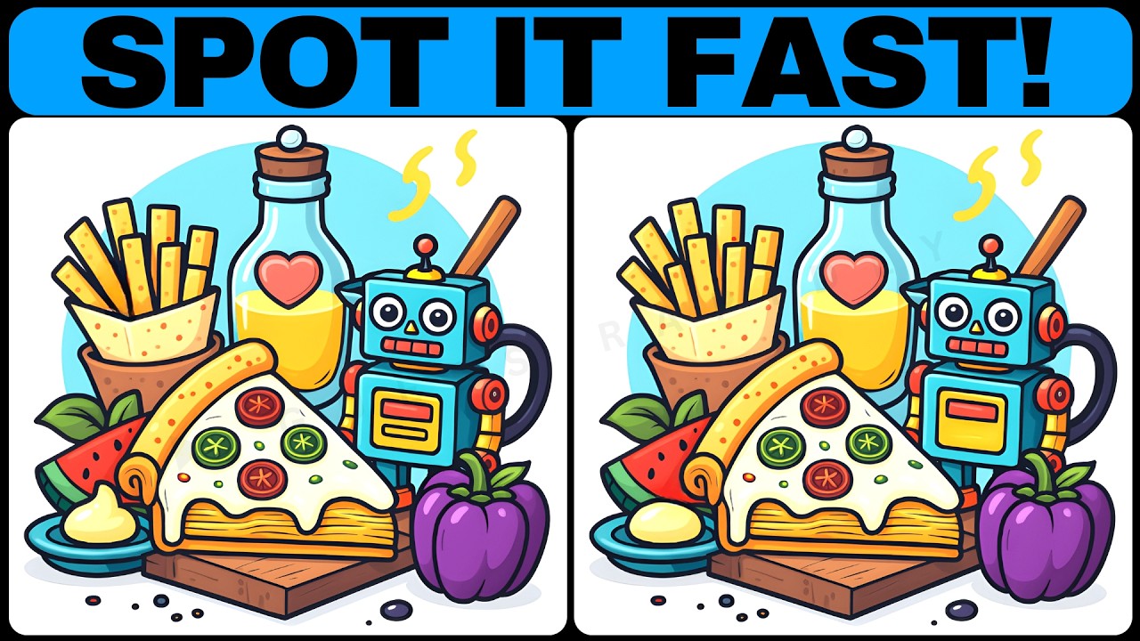 💪Can you Find Three Hidden Differences?🧩【#275 Brain Game Challenge Spot 3 Differences】