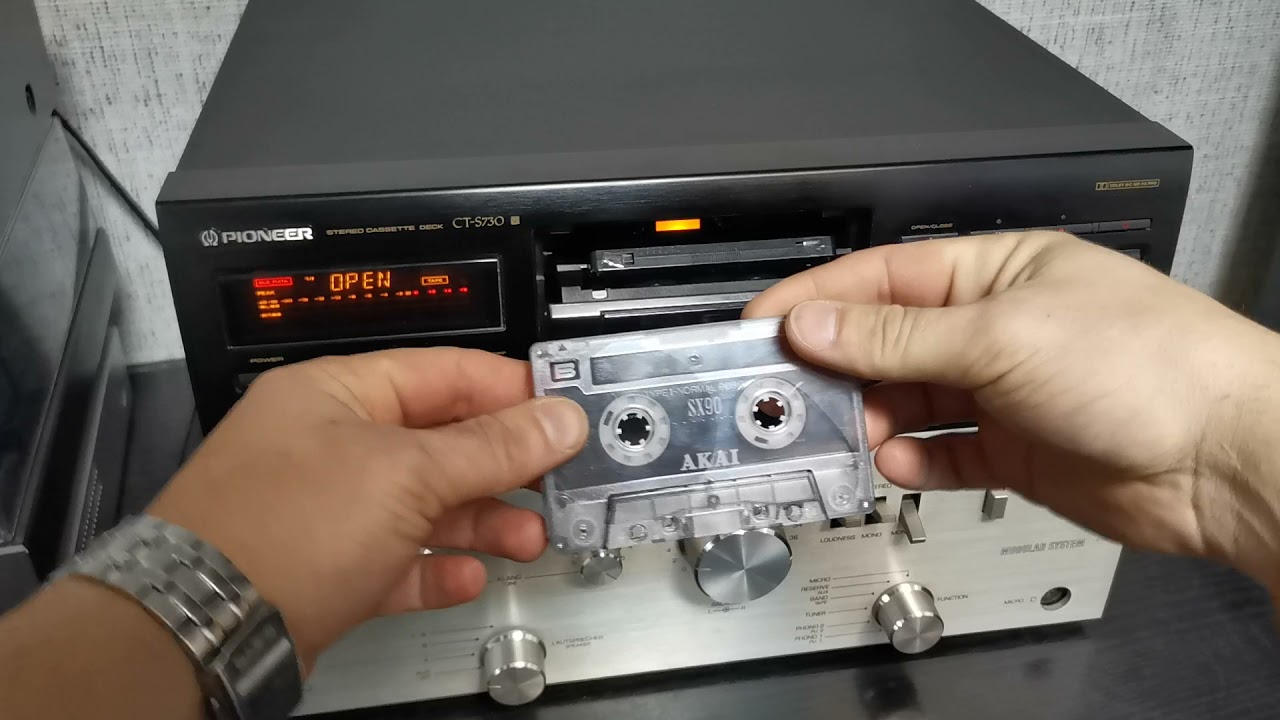Обзор #кассетнаядека Pioneer CT-S730 тест на запись