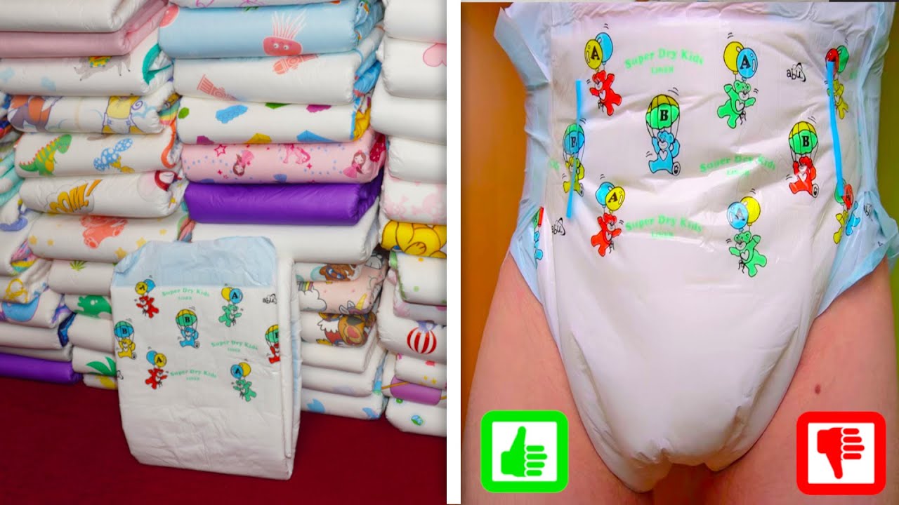 Le clone parfait de Pampers pour les adultes? ABU Super Dry Kids essayé avec 2 autocollants