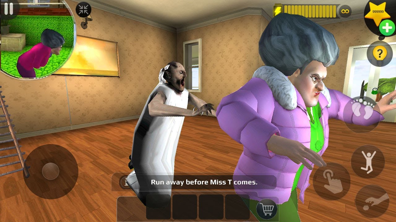 Scary Teacher 3D - troll Miss T gameplay (Mod menu) #scaryteacher3d