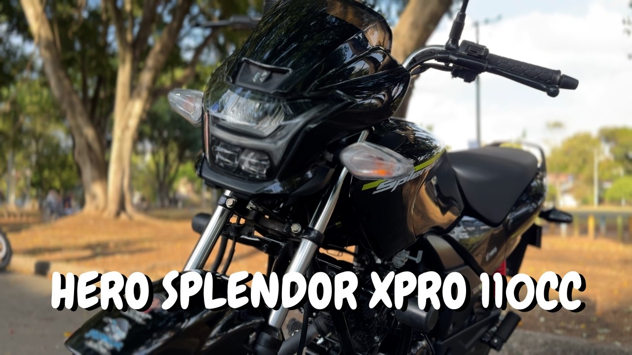 HERO SPLENDOR XPRO - Moto urbana - Un clásico en Colombia - SEBAS SOBRE RUEDAS
