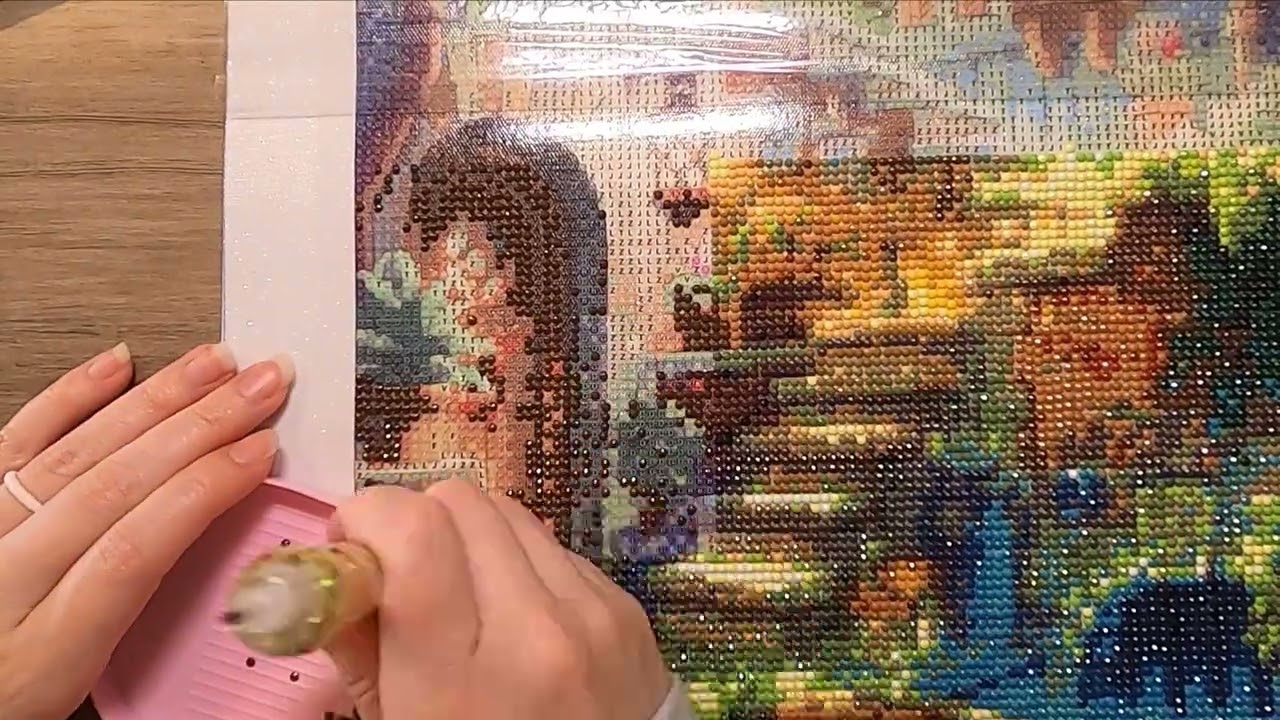 Old Town | Diamond Painting Time Lapse