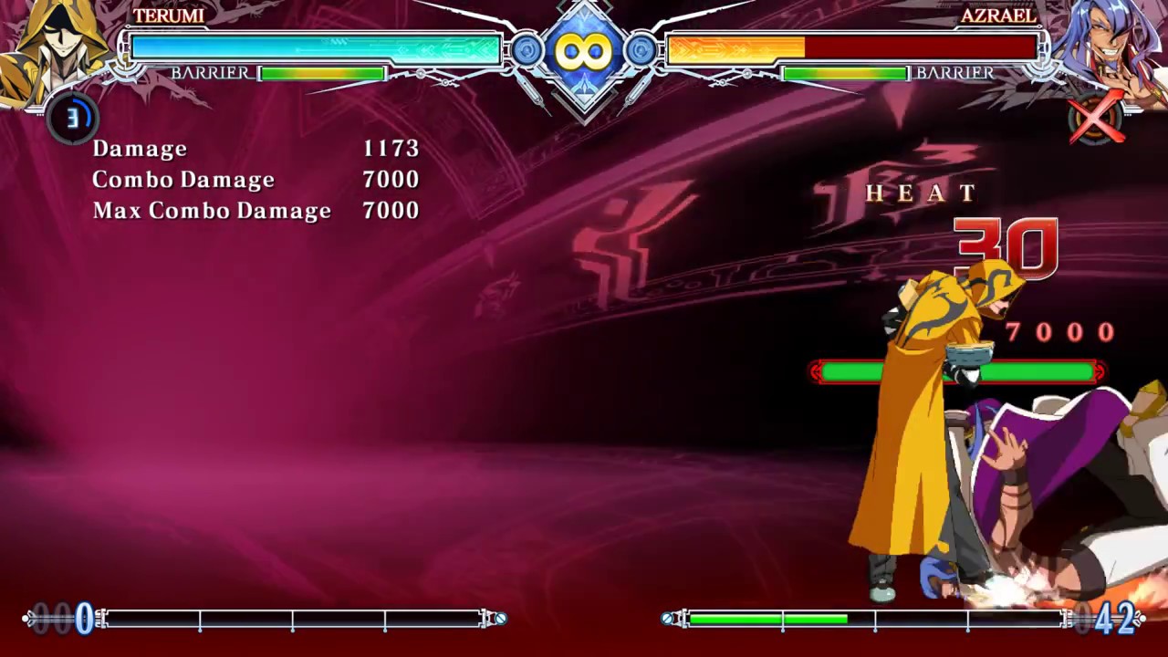 [BBCF2.0] Terumi High Damage Combo (OD CH 6C Starter)