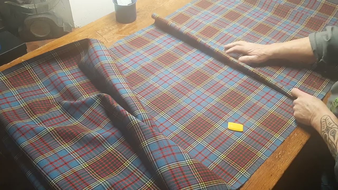 More fun with 'busy' tartans: 'Anderson'.