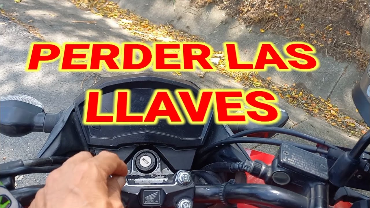 QUÉ HACER SI PIERDES LAS LLAVES de la MOTO