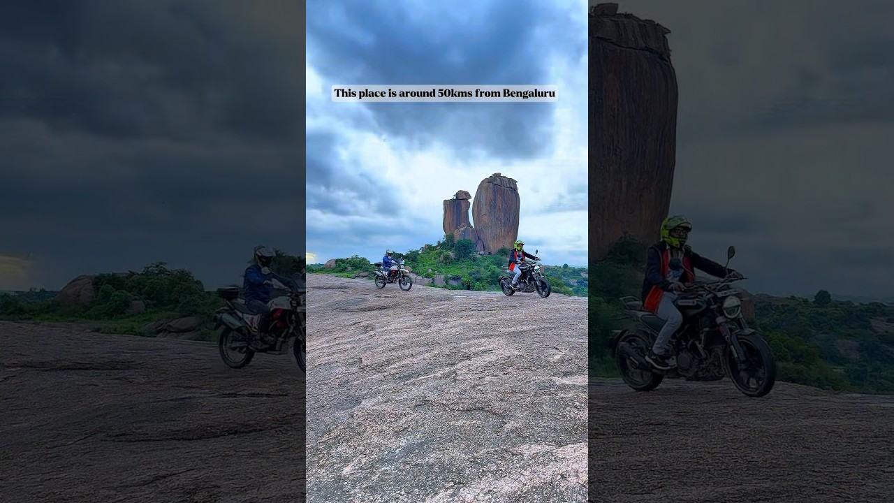 Gem of a place, just 50kms from Bengaluru 🚙🏍️📍Thimmappana Betta, Near Ramanagara, Karnataka