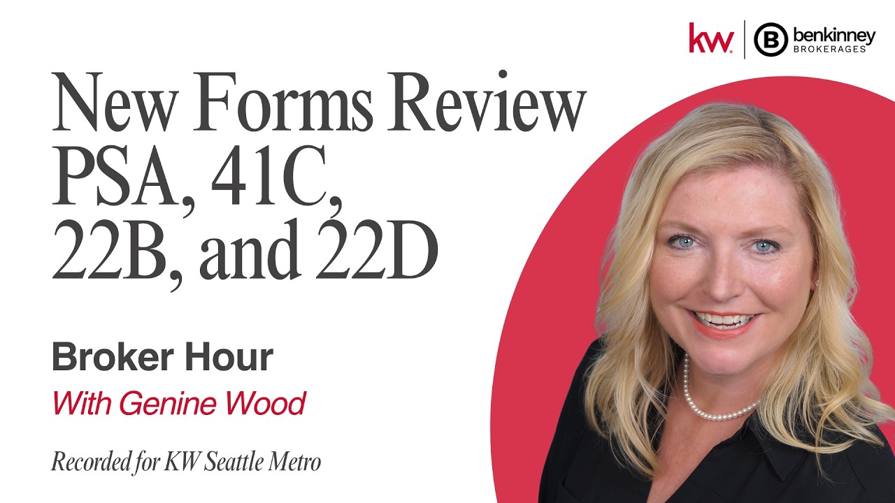 New Forms: PSA, 41C, 22B, and 22D Broker Hour
