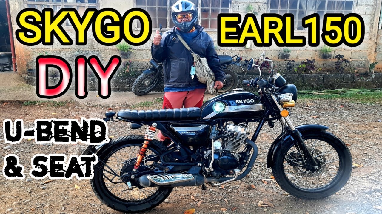 DIY U-bend & Seat (skygo earl150) #skygoearl150 #modified #scrambler