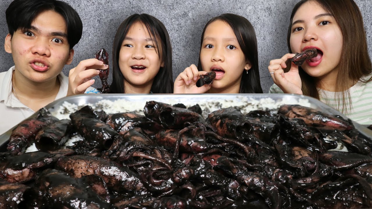 MUKBANG CUMI HITAM PEKAT😍 |PRANK BERTENGKAR DI DEPAN BOCIL🤣