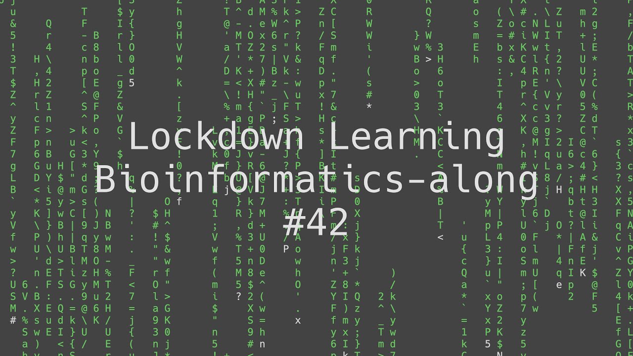 #42 Lockdown Learning Bioinformatics-along: RMarkdown