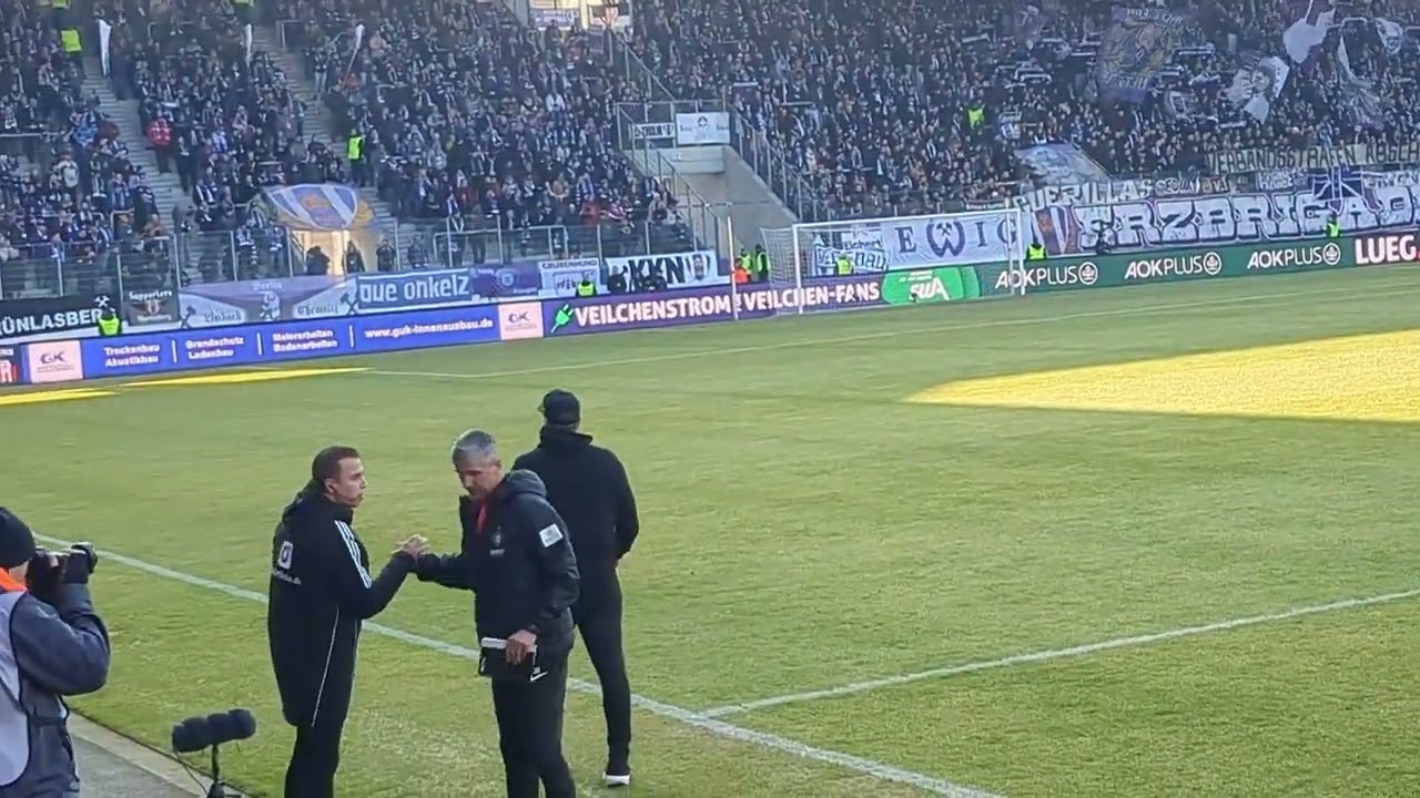 Erzgebirge Aue gegen Alemannia Aachen 08.02.25