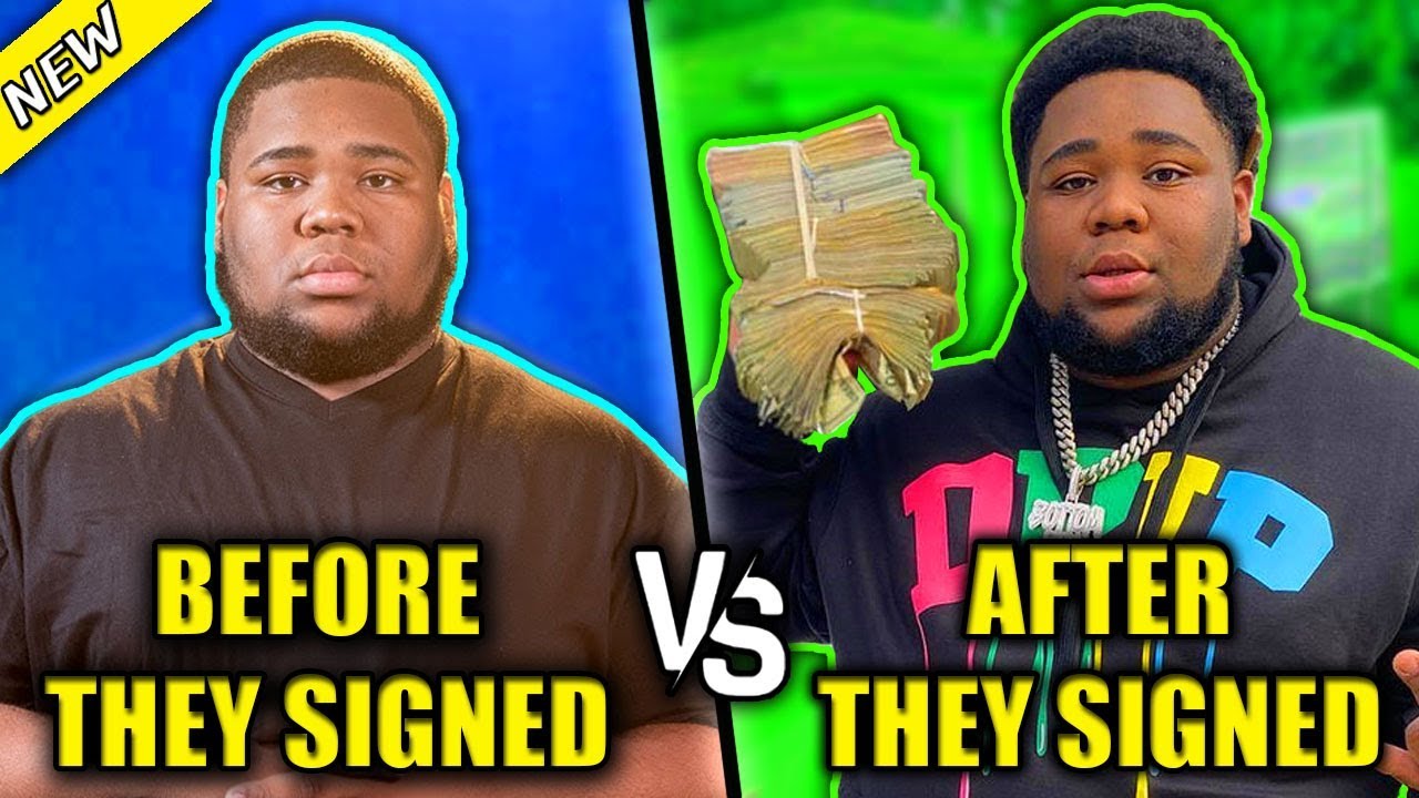 RAPPERS BEFORE THEY SIGNED VS RAPPERS AFTER THEY SIGNED 2020
