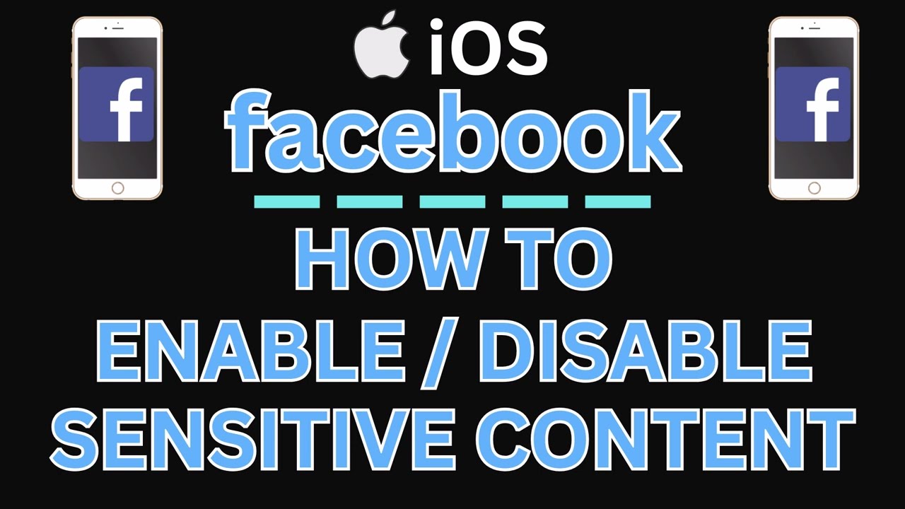 How to Enable or Disable Sensitive Content on Facebook App (iPhone & iPad Tutorial)
