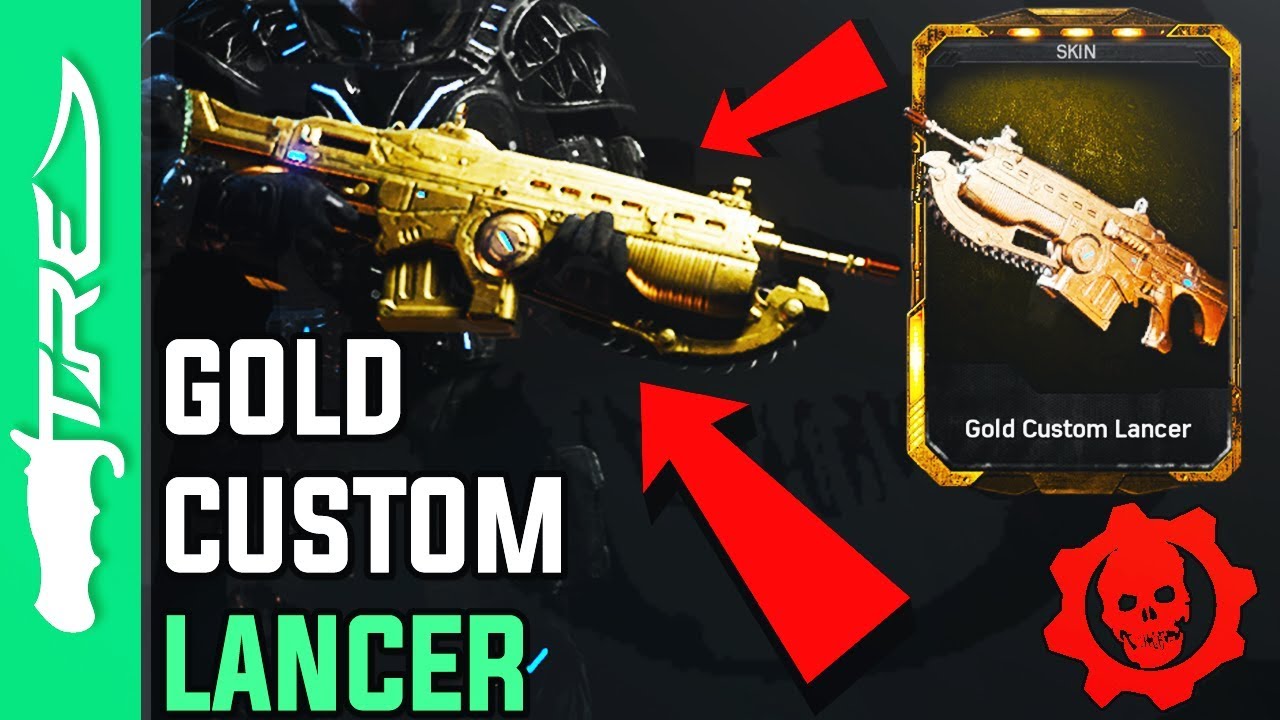 GOLDEN CUSTOM LANCER GAMEPLAY! - Gears of War 4 Multiplayer Gameplay (GOW4 Gold Custom Lancer)