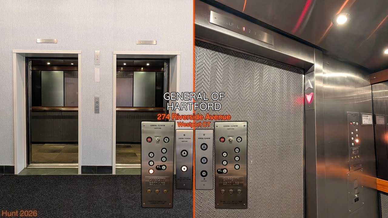 EPIC Motors | Rare & Unique General of Hartford Hydraulic Elevators | 274 Riverside Ave, Westport CT