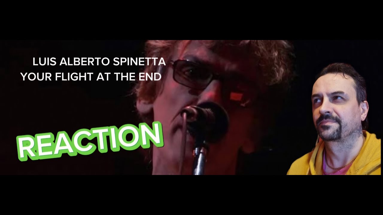 Luis Alberto Spinetta - Tu Vuelo al Fin (En Vivo Estadio Vélez Sarsfield) REACTION