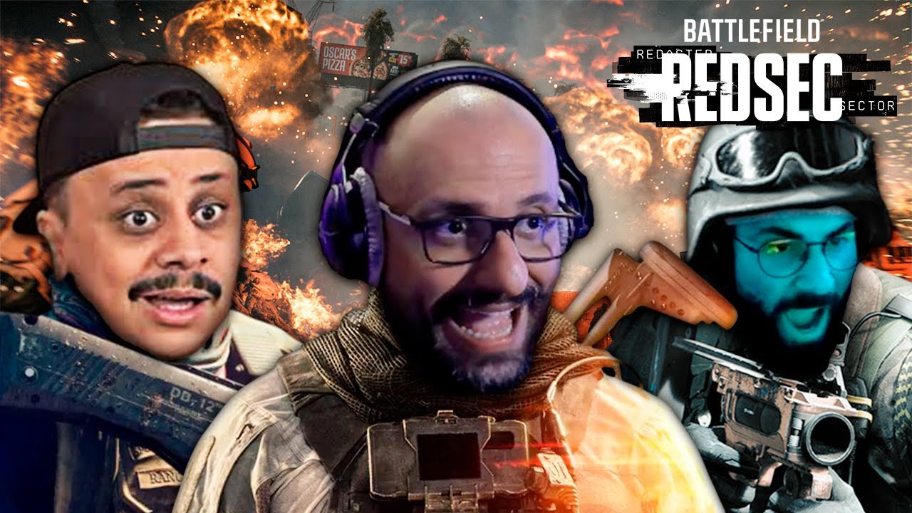 FELIPE MOSK FICOU em CHOQUE COM O NIVEL DA GAMEPLAY - BATTLEFIELD REDSEC com SMZINHO e ZANFAS