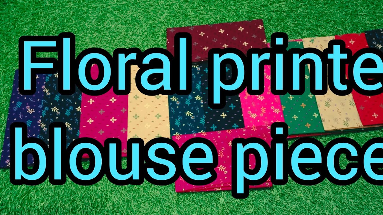 floral printed blouse pieces....