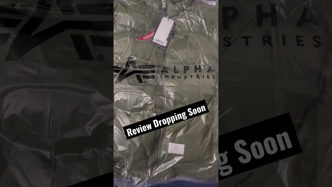 Alpha Industries #ma1 Quilted #Bomber Jacket 🧥 #alphaindustries #firstlook 📸 👀