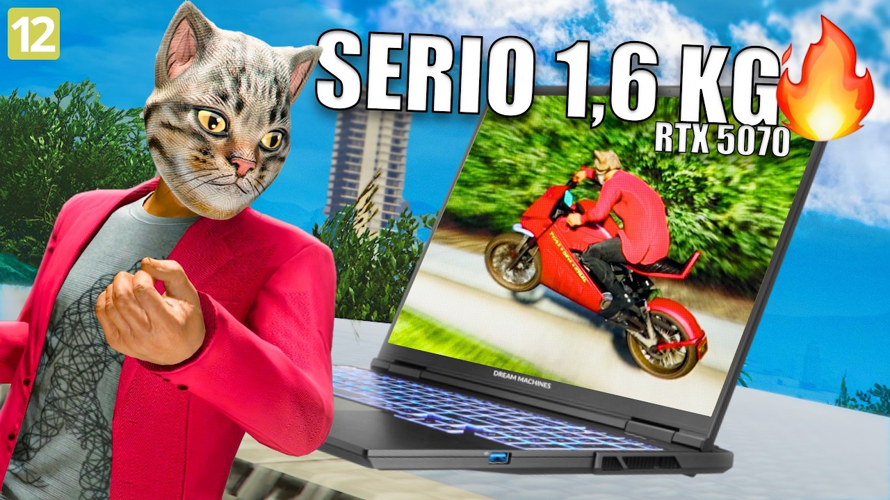 TEN laptop waży tylko 1,6 kg&hellip; a ma RTX 5070 i OLED 😳 | Dream Machines RS5070-15PL35